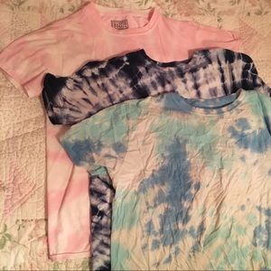 THREE Tie Dye T-shirt’s